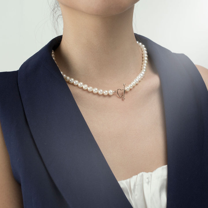 Elegant Freshwater Pearl Necklace WN00236 - PEARLY LUSTRE