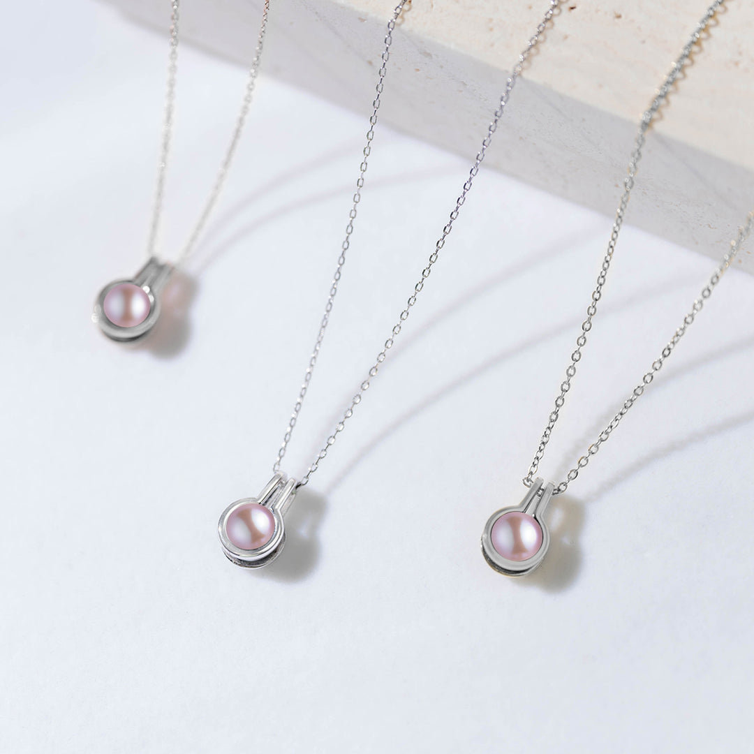 New Yorker Freshwater Pearl Necklace WN00334 - PEARLY LUSTRE