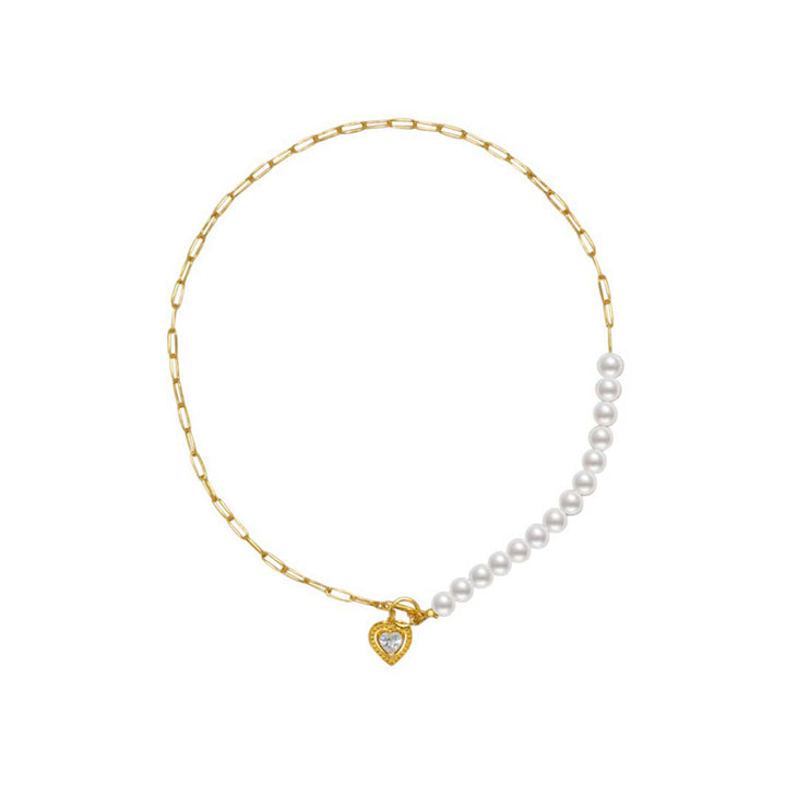 New Yorker Freshwater Pearl Necklace WN00390 - PEARLY LUSTRE