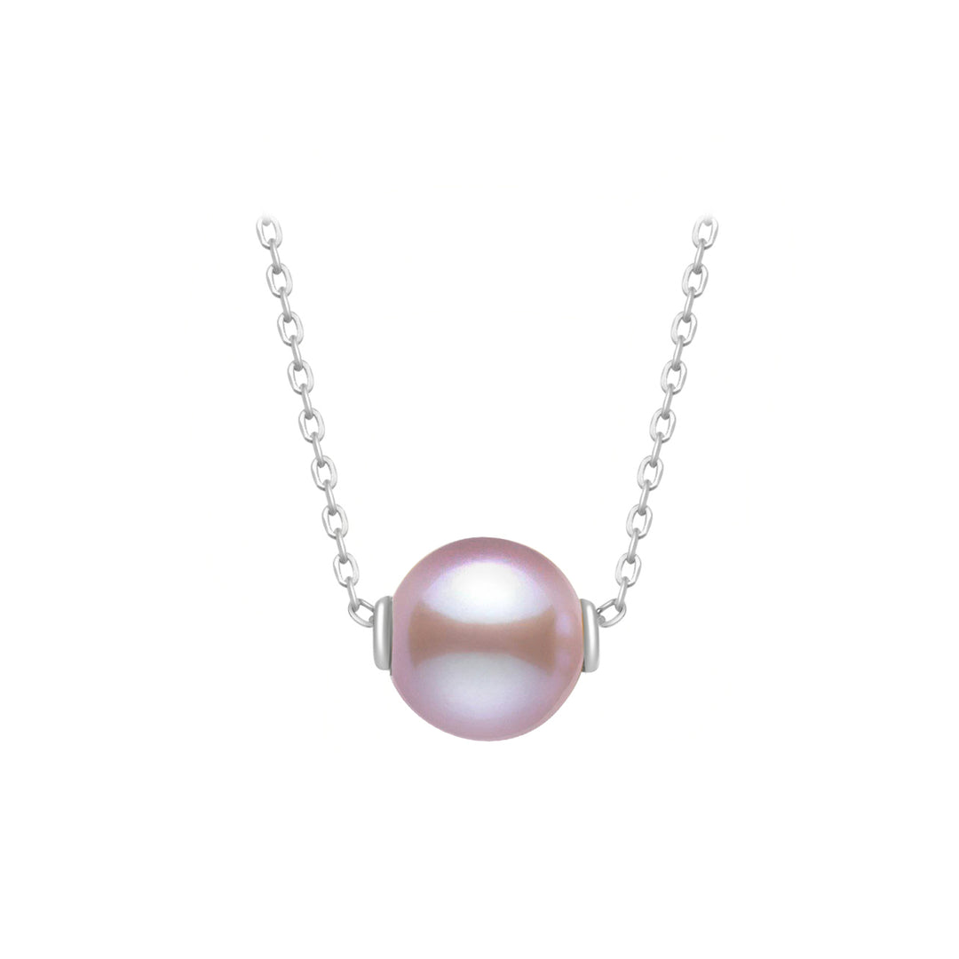 18K Solid Gold Interchangeable Pearl Necklace WN00388 | Possibilities - PEARLY LUSTRE