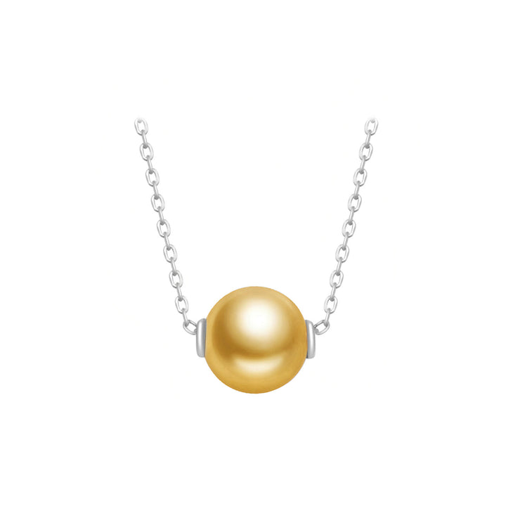 18K Solid Gold Interchangeable Pearl Necklace KN00050 | Possibilities - PEARLY LUSTRE