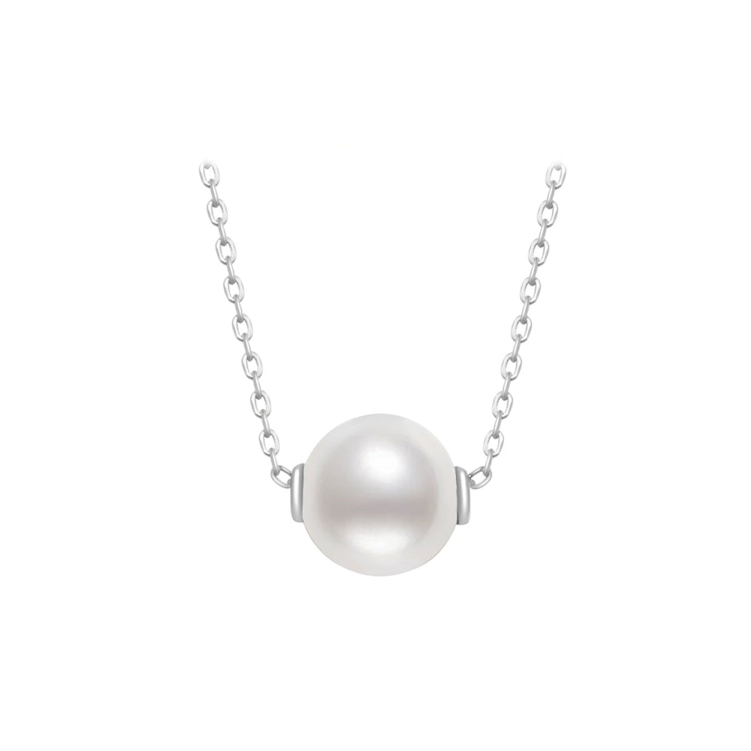 Sterling Silver Interchangeable Necklace WN00464 | Possibilities - PEARLY LUSTRE