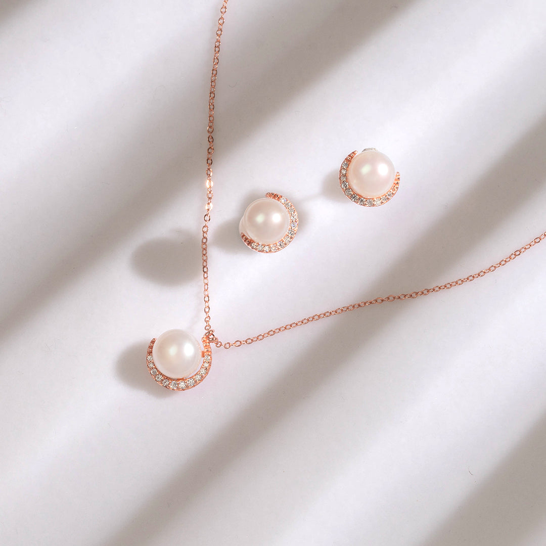 Elegant Freshwater Pearl Necklace WN00424 - PEARLY LUSTRE