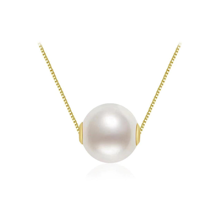 18K Solid Gold﻿ Possibilities Interchangeable Akoya Pearl Necklace KN00068 - PEARLY LUSTRE