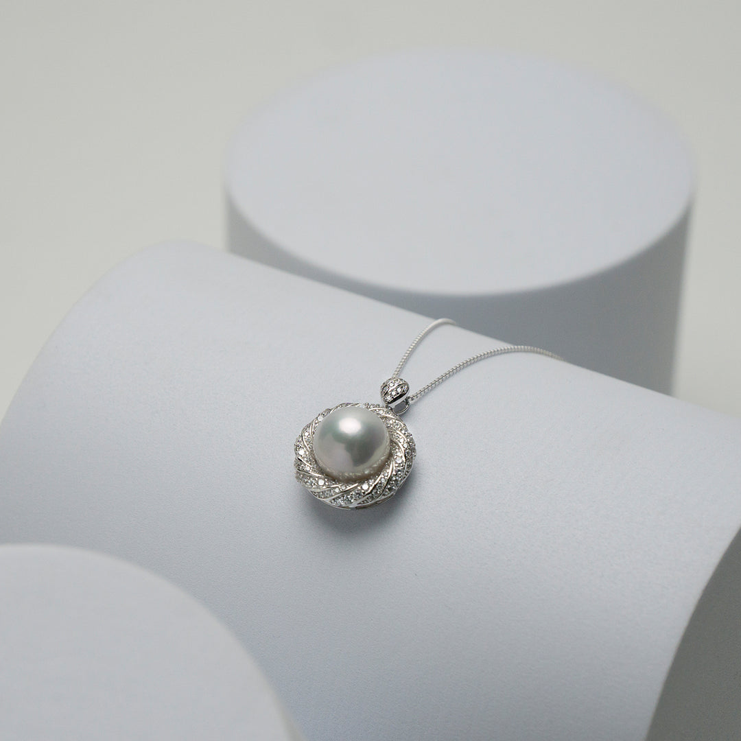 Elegant Edison Pearl Necklace WN00430 - PEARLY LUSTRE