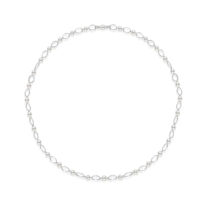 Grand Prix Season Singapore Formula One Freshwater Pearl Necklace WN00433 | New Yorker - PEARLY LUSTRE