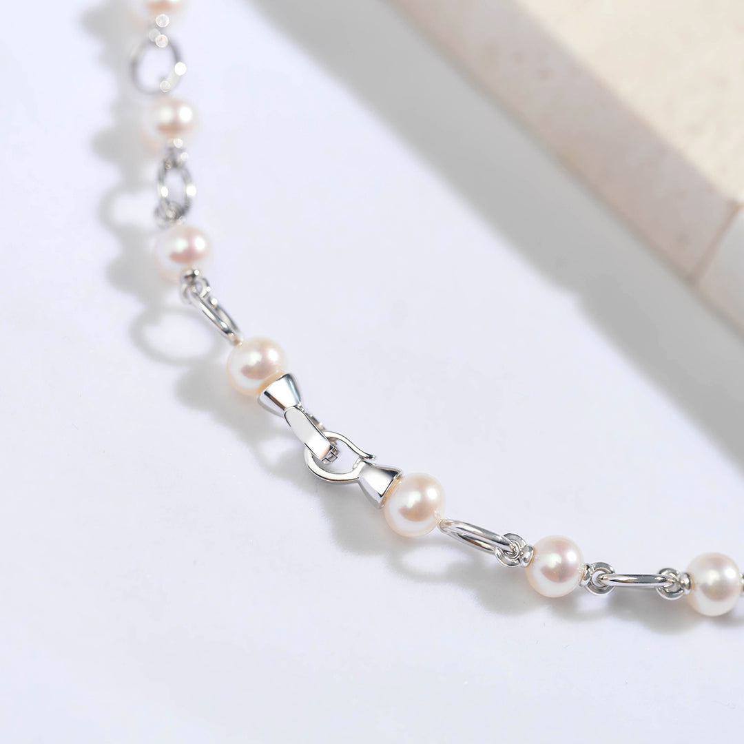 Grand Prix Season Singapore Formula One Freshwater Pearl Necklace WN00450 | New Yorker - PEARLY LUSTRE