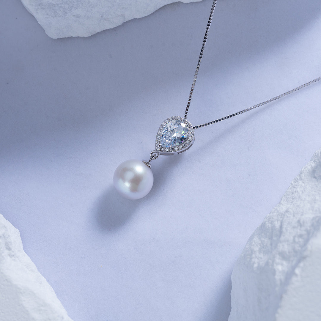 Elegant Edison Pearl Necklace WN00481 - PEARLY LUSTRE