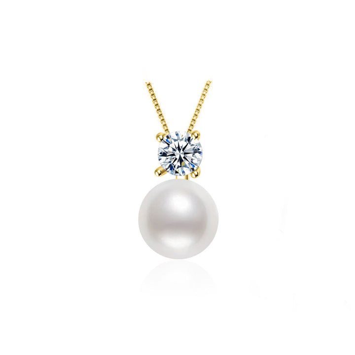 Elegant Freshwater Round Pearl Necklace WN00521 - PEARLY LUSTRE