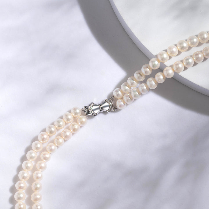 60CM Long Freshwater Pearl Necklace WN00484 - PEARLY LUSTRE