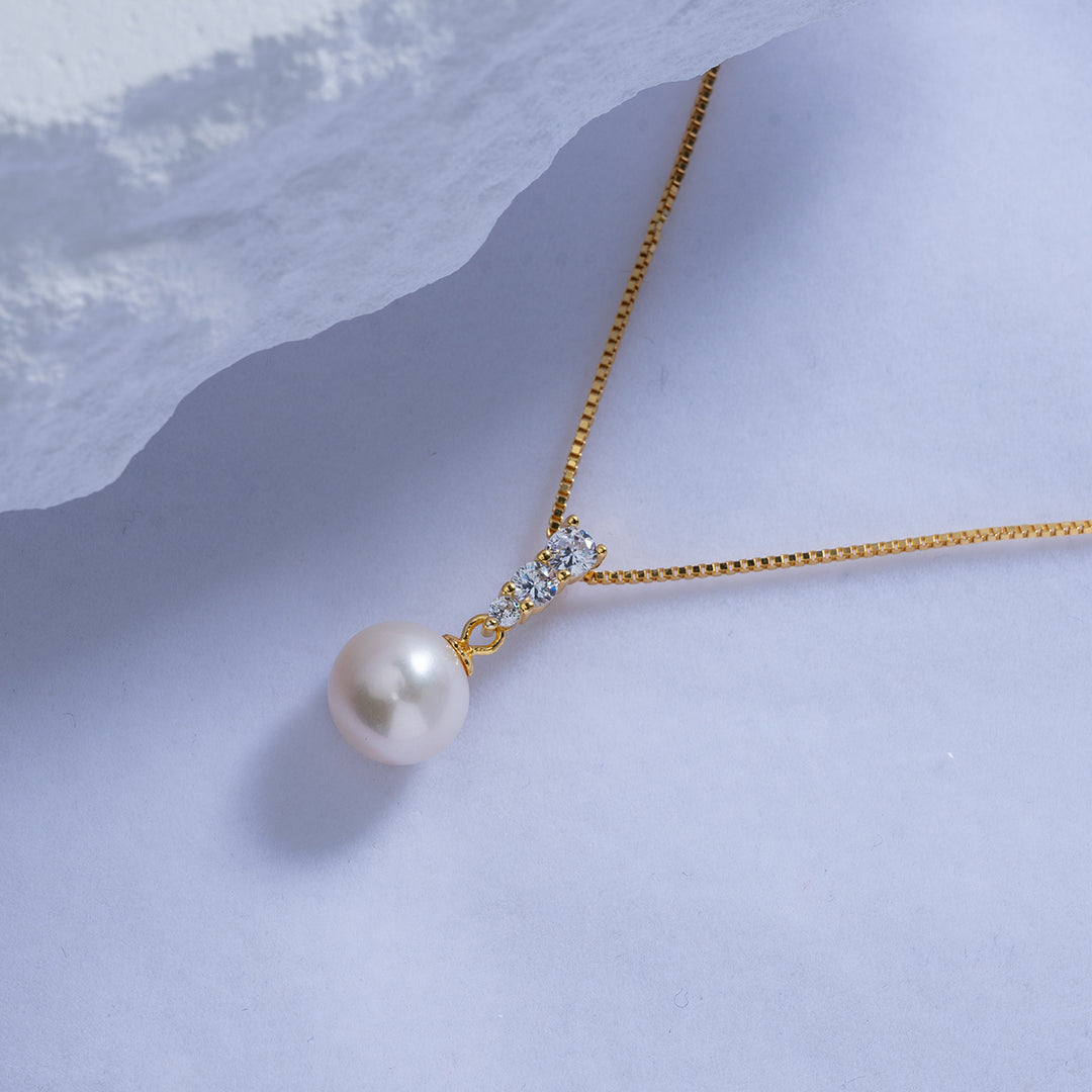 Elegant Freshwater Pearl Necklace WN00488 - PEARLY LUSTRE