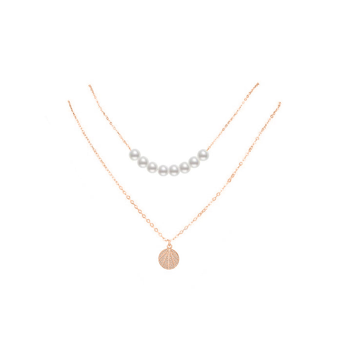 New Yorker Freshwater Pearl Necklace WN00490 - PEARLY LUSTRE