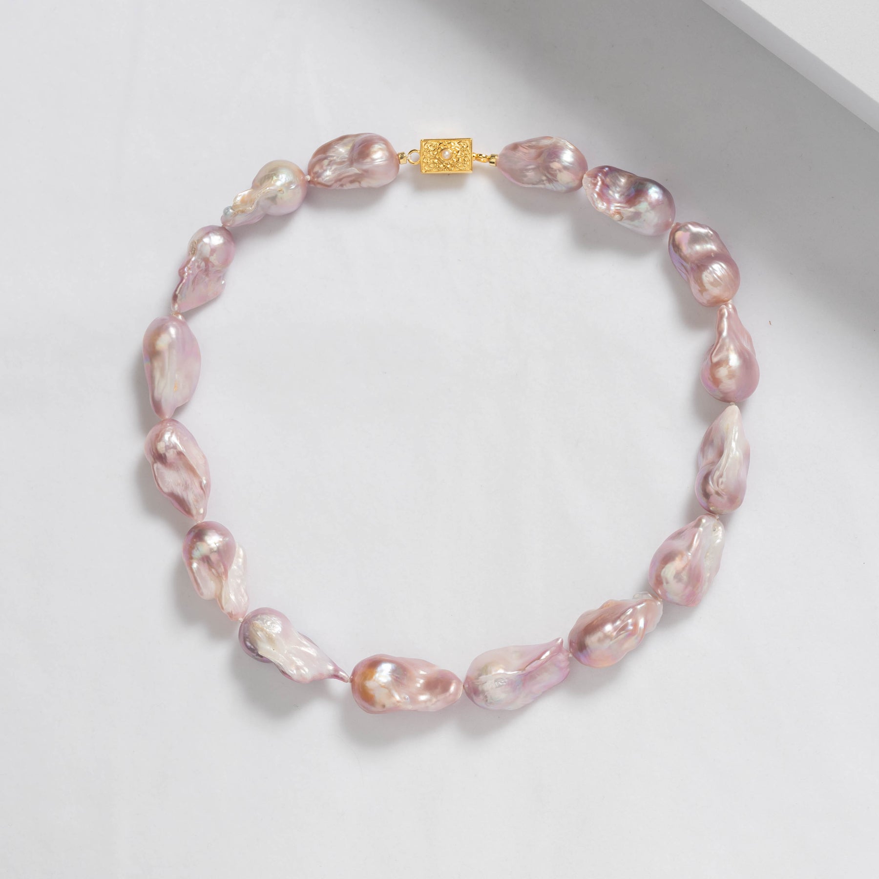 Baroque Pearl Necklace WN00507 | New Yorker - PEARLY LUSTRE