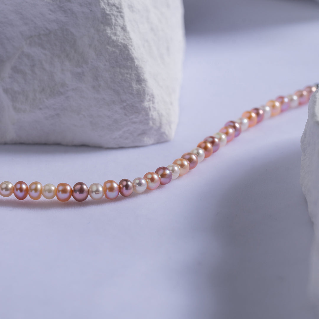Top Lustre Candy Freshwater Pearl Necklace WN00514 - PEARLY LUSTRE