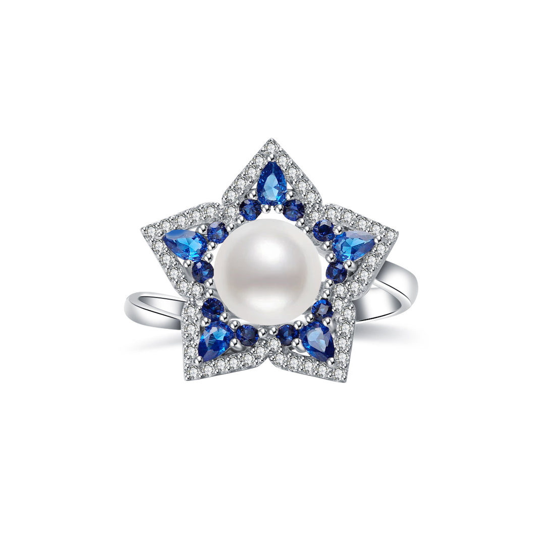 Ocean Star Freshwater Pearl Ring WR00033 - PEARLY LUSTRE