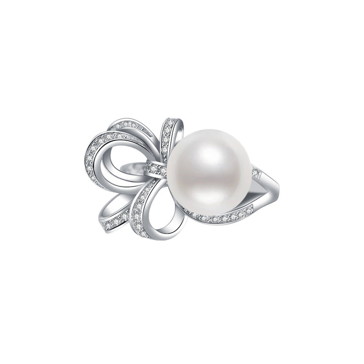 Elegant Freshwater Pearl Ring WR00037 - PEARLY LUSTRE