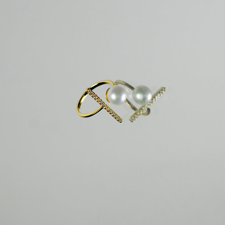 New Yorker Freshwater Pearl Ring WR00059 - PEARLY LUSTRE