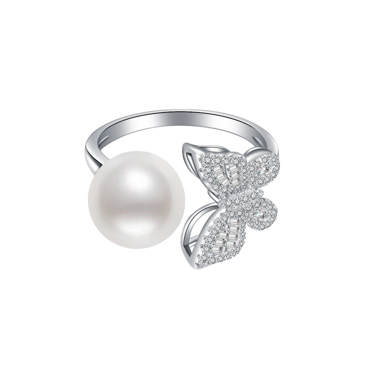 Elegant Freshwater Pearl Ring WR00080 | GARDENS - PEARLY LUSTRE