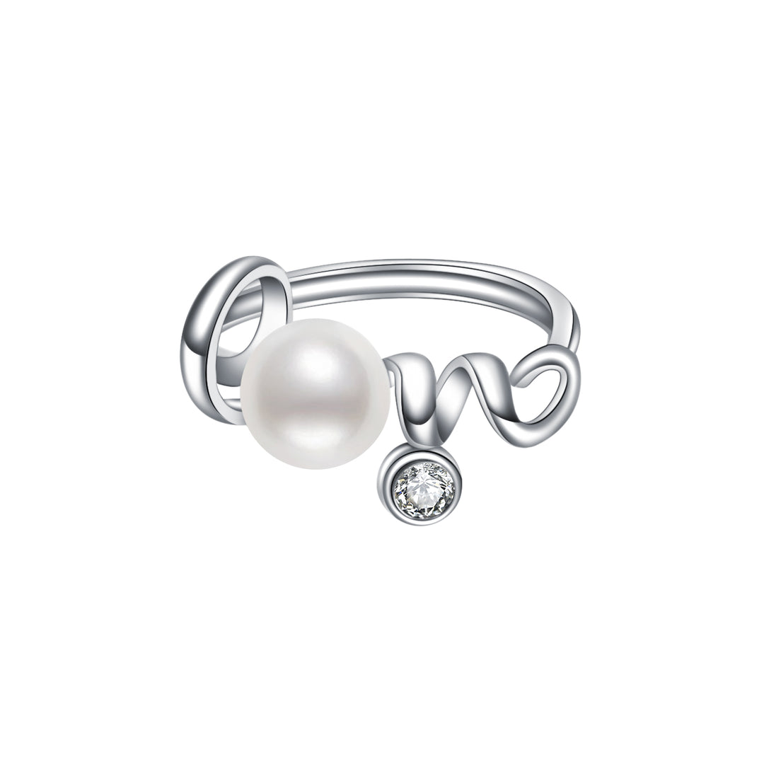 New Yorker Freshwater Pearl Ring WR00083 - PEARLY LUSTRE