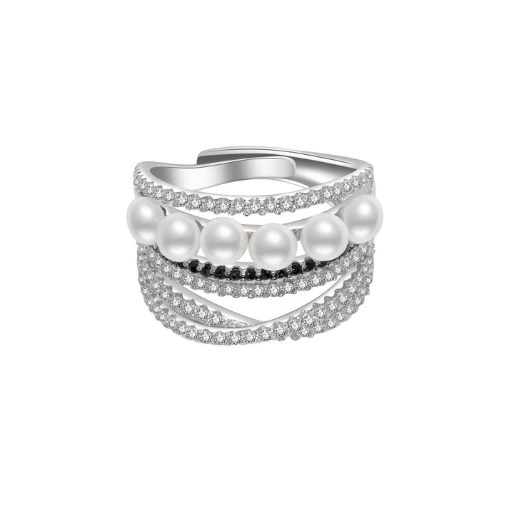 New Yorker Freshwater Pearl Ring WR00099 - PEARLY LUSTRE