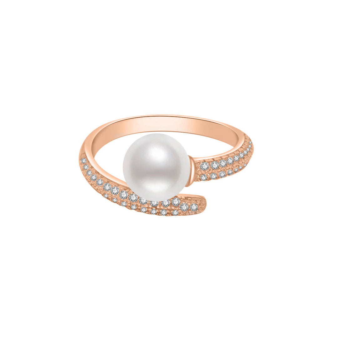 Elegant Freshwater Pearl Ring WR00156 - PEARLY LUSTRE