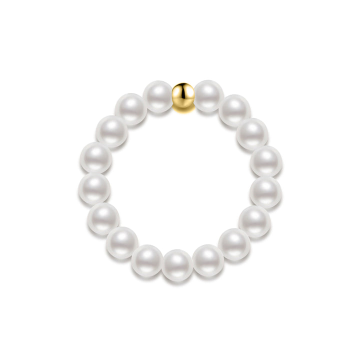 New Yorker Freshwater Pearl  Ring WR00185| Mix & Match - PEARLY LUSTRE