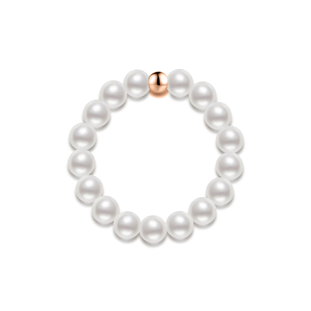 New Yorker Freshwater Pearl  Ring WR00186| Mix & Match - PEARLY LUSTRE