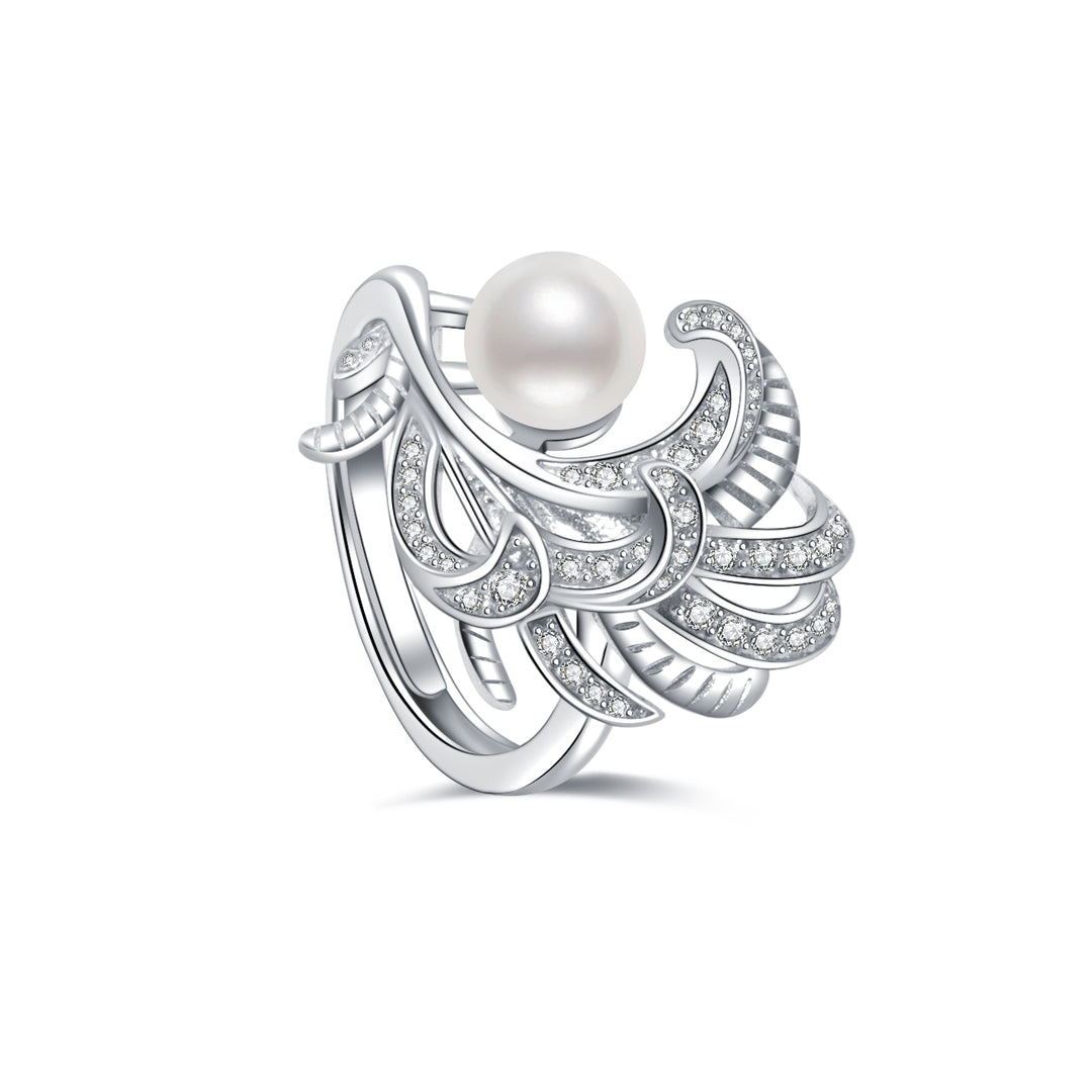 New Yorker Freshwater Pearl Ring WR00187 - PEARLY LUSTRE