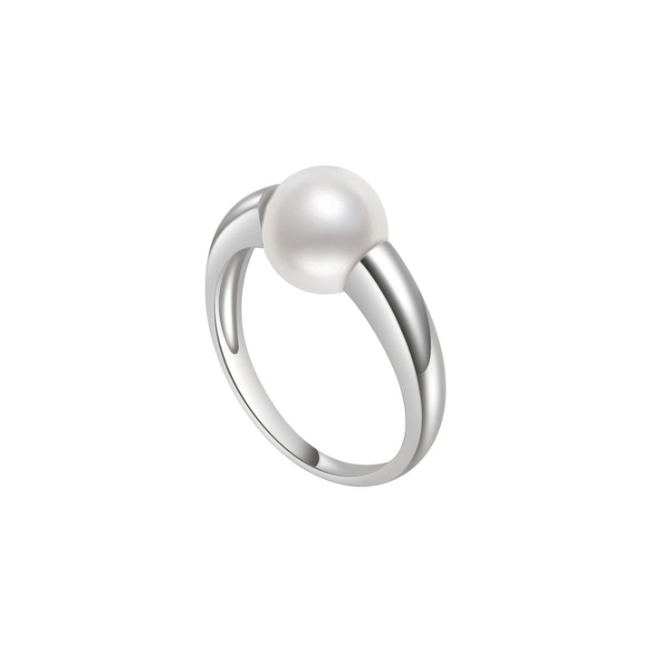 18K Gold Freshwater Pearl Ring KR00030 - PEARLY LUSTRE