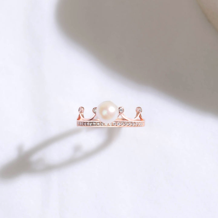 Elegant Freshwater Pearl Ring WR00190 - PEARLY LUSTRE