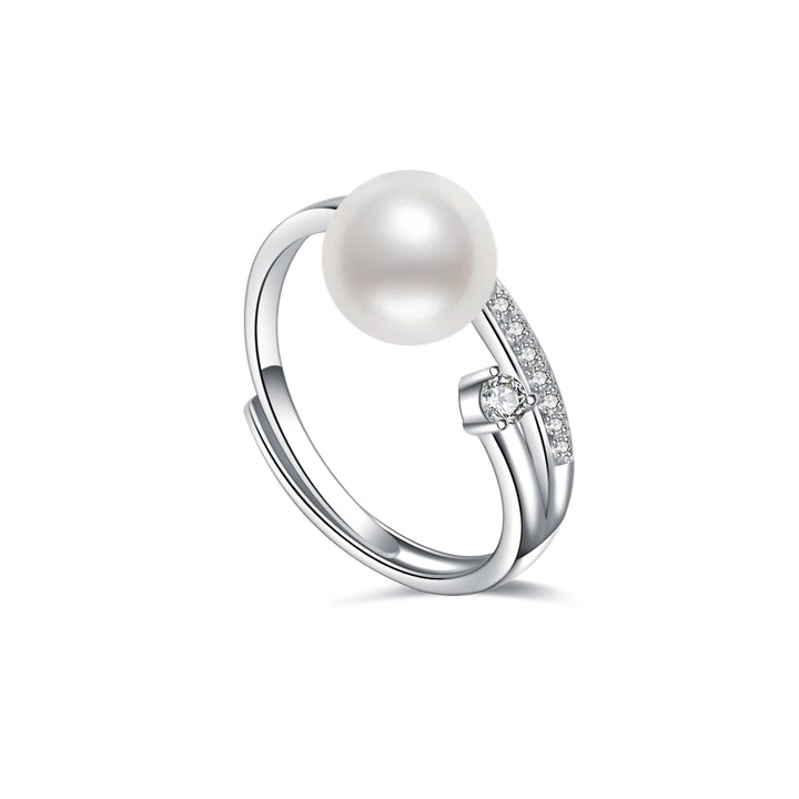 Elegant Freshwater Pearl Ring WR00198 - PEARLY LUSTRE