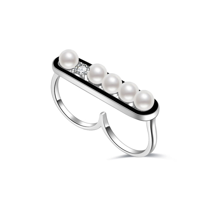 Freshwater Pearl Ring WR00200 | DECO - PEARLY LUSTRE
