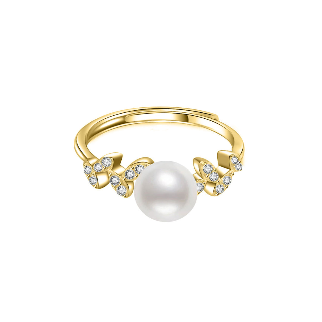 Elegant Freshwater Pearl Ring WR00204 - PEARLY LUSTRE