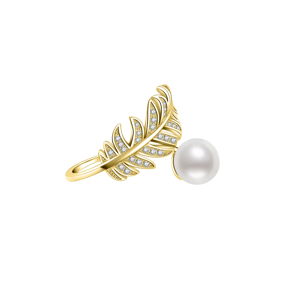 Elegant Freshwater Pearl Ring WR00207 | GARDENS - PEARLY LUSTRE