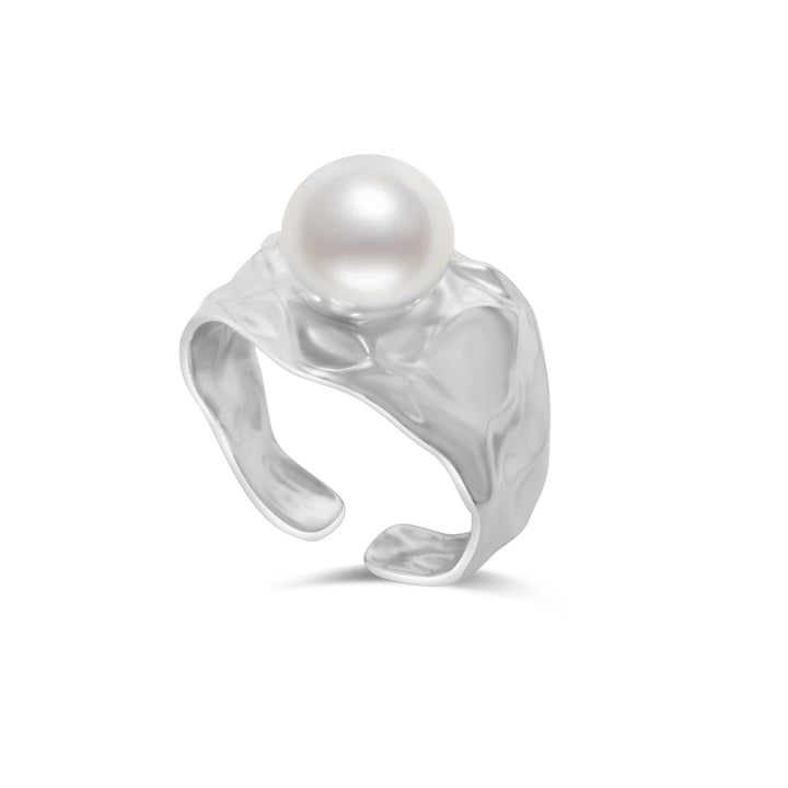 New Yorker Freshwater Pearl Ring WR00210 - PEARLY LUSTRE