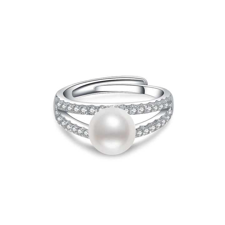 New Yorker Freshwater Pearl Ring WR00215 - PEARLY LUSTRE