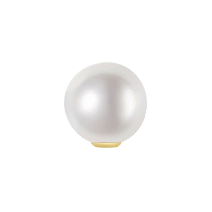 18K Solid Gold Interchangeable Pearl Ring KR00043 | Possibilities - PEARLY LUSTRE