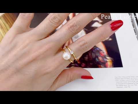 Pearly Lustre New Yorker Freshwater Pearl Ring WR00061 Product Video