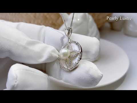 Pearly Lustre Elegant Freshwater Pearl Necklace WN00046 Product Video