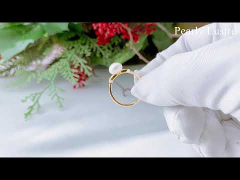 Pearly Lustre New Yorker Freshwater Pearl Ring WR00032 Product Video