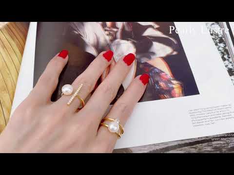 Pearly Lustre New Yorker Freshwater Pearl Ring WR00059 Product Video