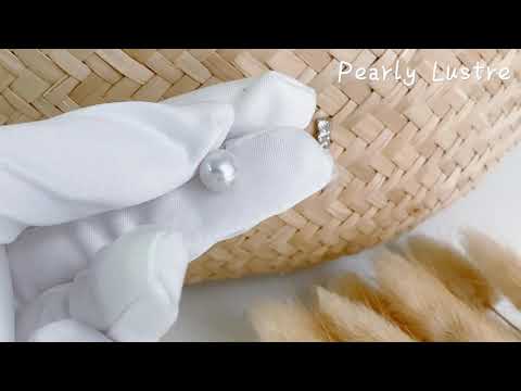 Pearly Lustre Elegant Freshwater Pearl Earrings WE00051 Product Video