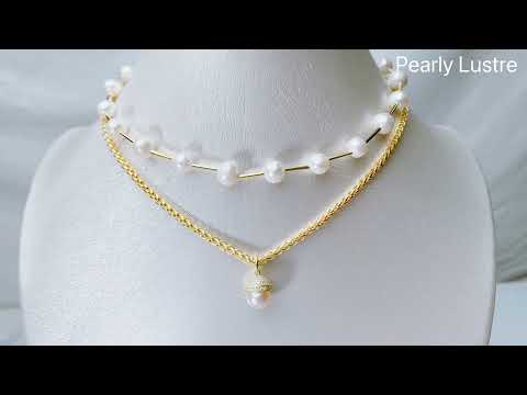 Asian Civilisations Museum Freshwater Pearl Necklace WN00216 | New Yorker Collection