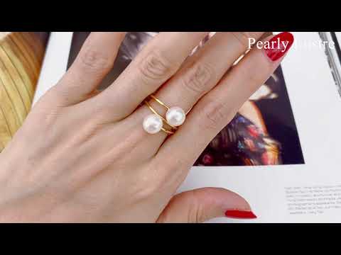 Pearly Lustre New Yorker Freshwater Pearl Ring WR00055 Product Video