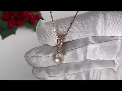 Élégant collier de perles d'eau douce WN00369