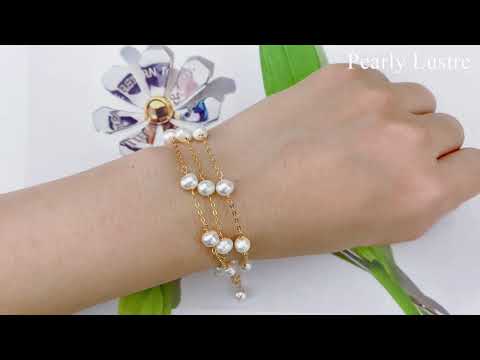 Pearly Lustre Passion for Life Freshwater Pearl Bracelet WB00005 Product Video