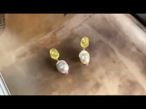 Boucles d'Oreilles New Yorker Baroque Perle WE00568