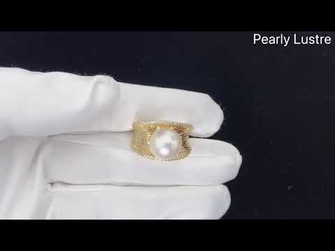 Elegante anello di perle d'acqua dolce WR00087