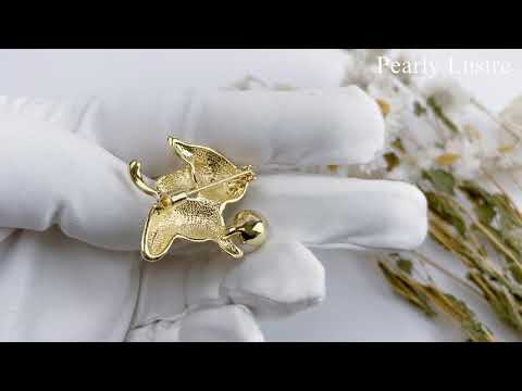 Pearly Lustre Wonderland Freshwater Pearl Brooch DA00006 Product Video
