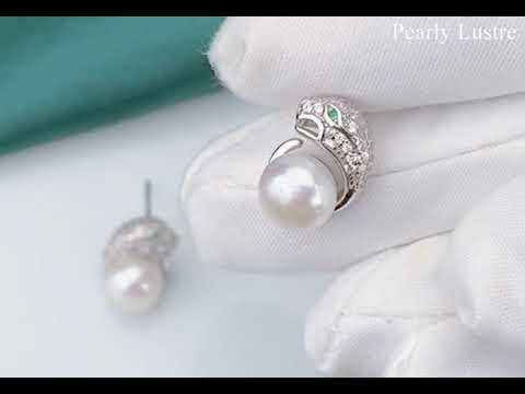 Pearly Lustre New Yorker Freshwater Pearl Earrings WE00084 Product Video